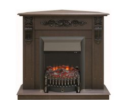 Каминокомплект RealFlame Dominica Corner STD/EUG DN с очагом Fobos Lux Black S