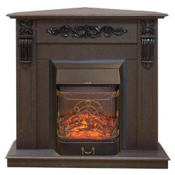 Каминокомплект RealFlame Dominica Corner STD/EUG DN с очагом Majestic Lux Black S