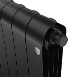 Биметаллический радиатор отопления Royal Thermo Infinity 500 VR80 10 секций Noir Sable