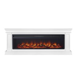Каминокомплект Royal Flame Geneva 60 белый с очагом Vision 60 LOG LED